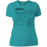 T-Shirts Tahiti Blue / X-Small Build a Snowman Women's Premium T-Shirt