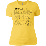 T-Shirts Vibrant Yellow / X-Small Build a Snowman Women's Premium T-Shirt
