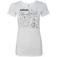 T-Shirts Heather White / Small Build a Snowman Women's Triblend T-Shirt