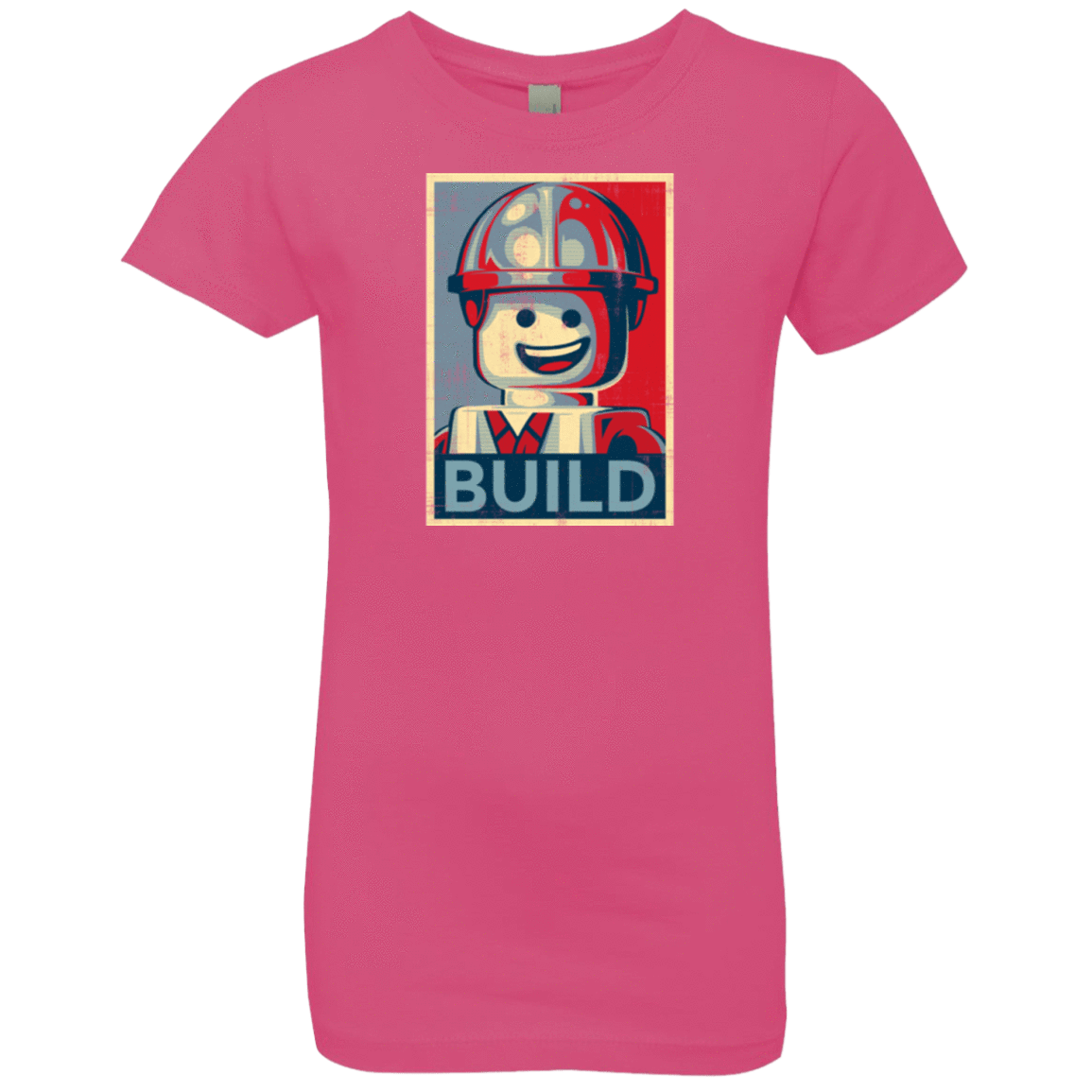 T-Shirts Hot Pink / YXS Build Girls Premium T-Shirt