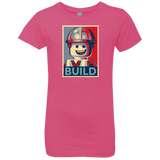 T-Shirts Hot Pink / YXS Build Girls Premium T-Shirt