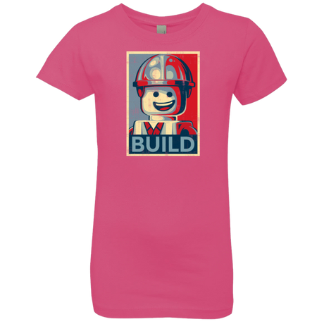 T-Shirts Hot Pink / YXS Build Girls Premium T-Shirt