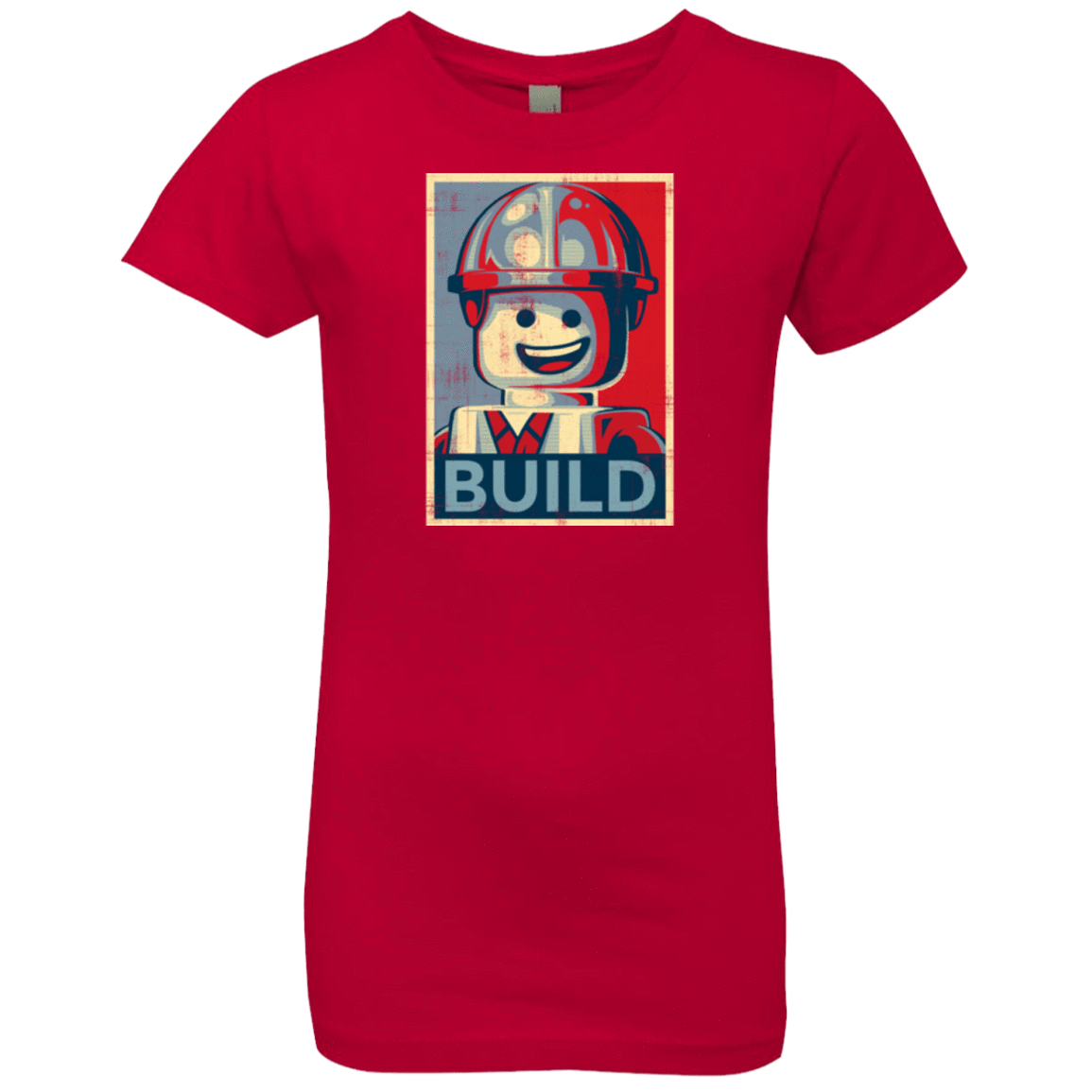 T-Shirts Red / YXS Build Girls Premium T-Shirt
