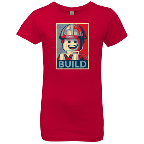 T-Shirts Red / YXS Build Girls Premium T-Shirt