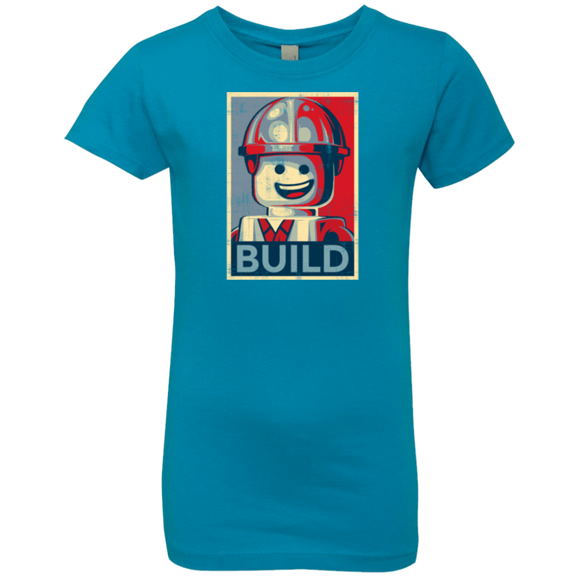 T-Shirts Turquoise / YXS Build Girls Premium T-Shirt