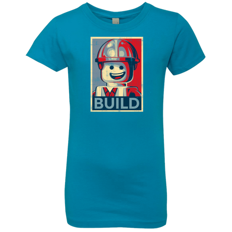 T-Shirts Turquoise / YXS Build Girls Premium T-Shirt