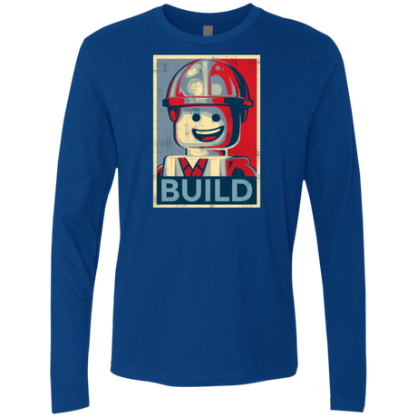 T-Shirts Royal / Small Build Men's Premium Long Sleeve