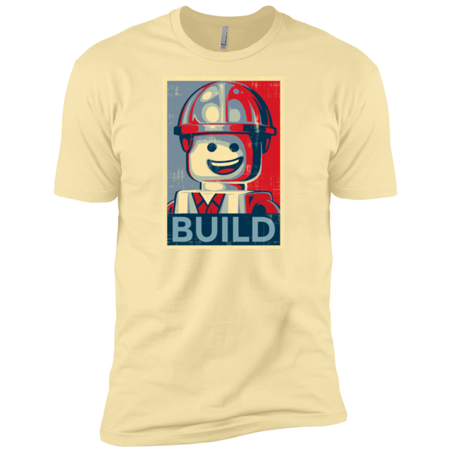 T-Shirts Banana Cream / X-Small Build Men's Premium T-Shirt
