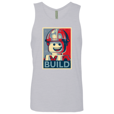T-Shirts Heather Grey / Small Build Men's Premium Tank Top