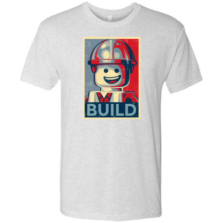 T-Shirts Heather White / Small Build Men's Triblend T-Shirt