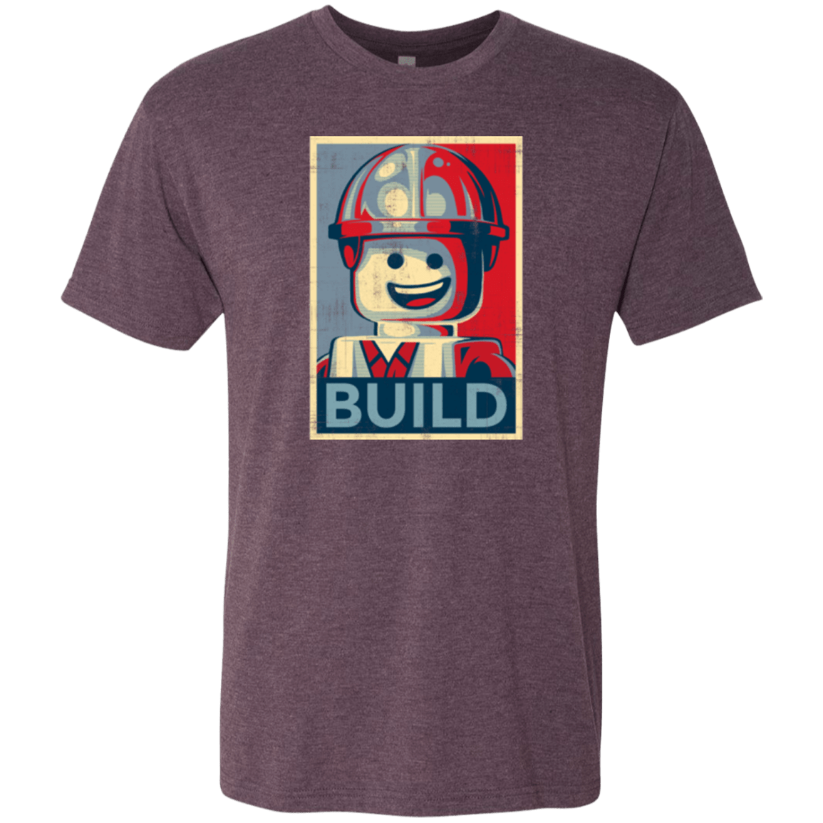 T-Shirts Vintage Purple / Small Build Men's Triblend T-Shirt