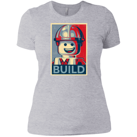 T-Shirts Heather Grey / X-Small Build Women's Premium T-Shirt