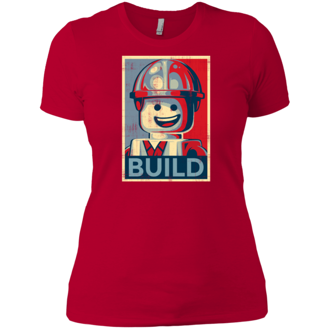 T-Shirts Red / X-Small Build Women's Premium T-Shirt