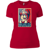 T-Shirts Red / X-Small Build Women's Premium T-Shirt