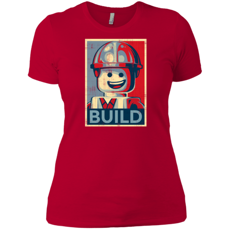 T-Shirts Red / X-Small Build Women's Premium T-Shirt