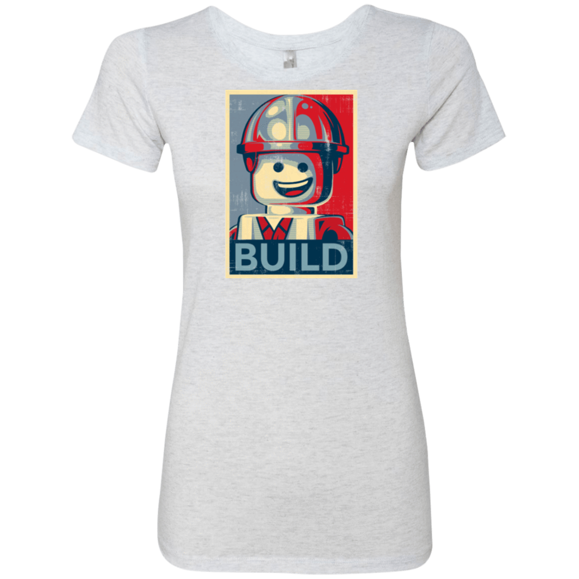 T-Shirts Heather White / Small Build Women's Triblend T-Shirt