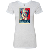 T-Shirts Heather White / Small Build Women's Triblend T-Shirt