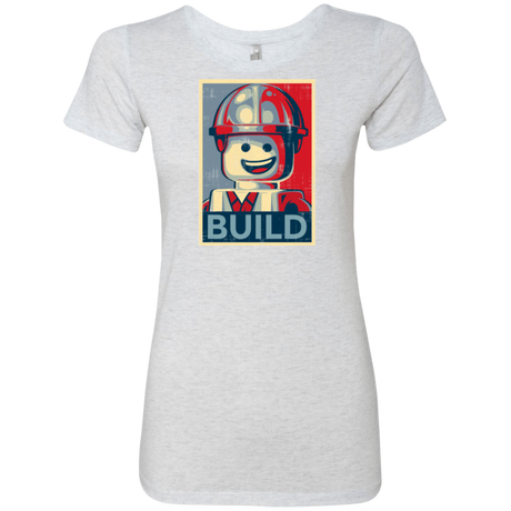 T-Shirts Heather White / Small Build Women's Triblend T-Shirt