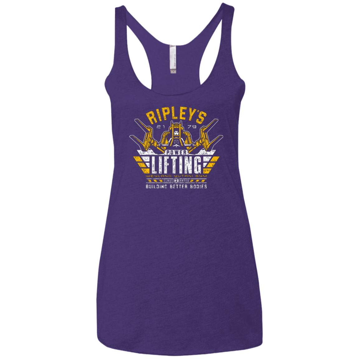 T-Shirts Purple / X-Small Building Better Worlds (1) Women's Triblend Racerback Tank