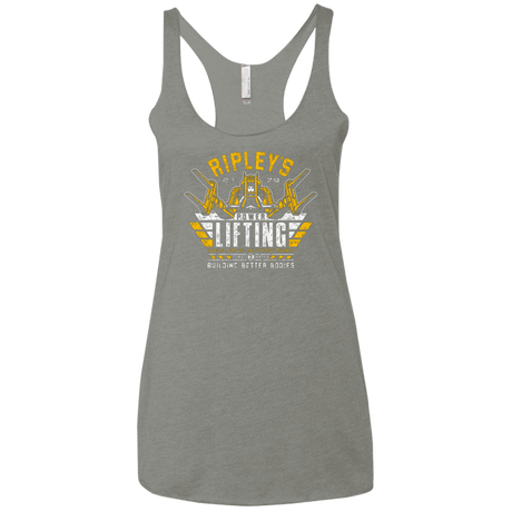 T-Shirts Venetian Grey / X-Small Building Better Worlds (1) Women's Triblend Racerback Tank