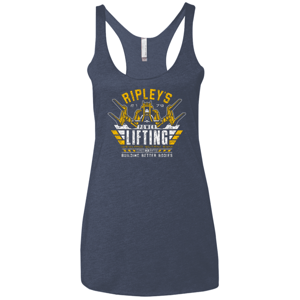 T-Shirts Vintage Navy / X-Small Building Better Worlds (1) Women's Triblend Racerback Tank