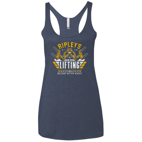 T-Shirts Vintage Navy / X-Small Building Better Worlds (1) Women's Triblend Racerback Tank