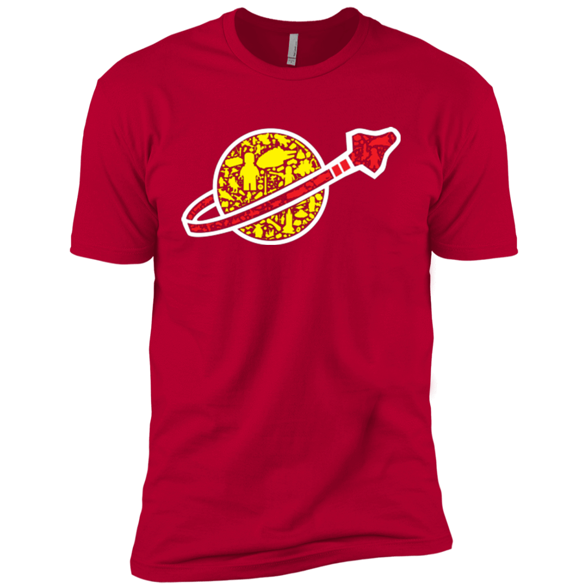 T-Shirts Red / YXS Building in Space Boys Premium T-Shirt
