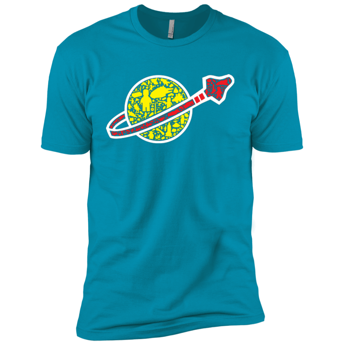 T-Shirts Turquoise / YXS Building in Space Boys Premium T-Shirt