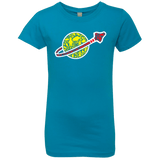 T-Shirts Turquoise / YXS Building in Space Girls Premium T-Shirt