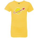 T-Shirts Vibrant Yellow / YXS Building in Space Girls Premium T-Shirt