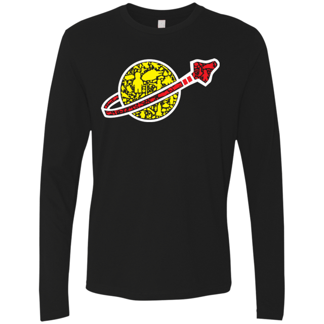 T-Shirts Black / Small Building in Space Men's Premium Long Sleeve
