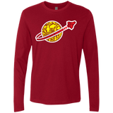 T-Shirts Cardinal / Small Building in Space Men's Premium Long Sleeve