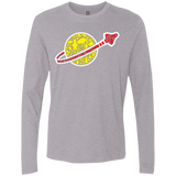 T-Shirts Heather Grey / Small Building in Space Men's Premium Long Sleeve