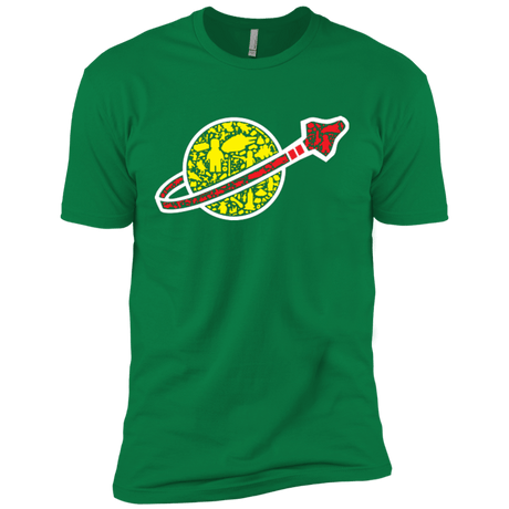 T-Shirts Kelly Green / X-Small Building in Space Men's Premium T-Shirt