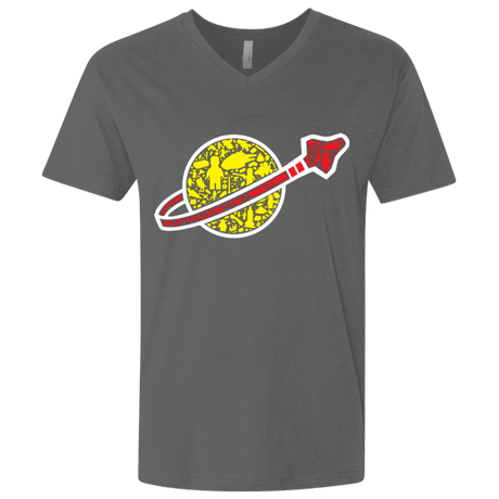 T-Shirts Heavy Metal / X-Small Building in Space Men's Premium V-Neck