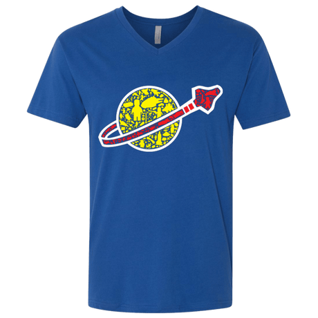 T-Shirts Royal / X-Small Building in Space Men's Premium V-Neck