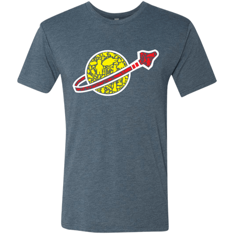 T-Shirts Indigo / Small Building in Space Men's Triblend T-Shirt