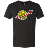 T-Shirts Vintage Black / Small Building in Space Men's Triblend T-Shirt