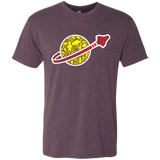 T-Shirts Vintage Purple / Small Building in Space Men's Triblend T-Shirt