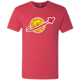 T-Shirts Vintage Red / Small Building in Space Men's Triblend T-Shirt