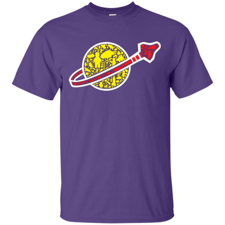 T-Shirts Purple / Small Building in Space T-Shirt