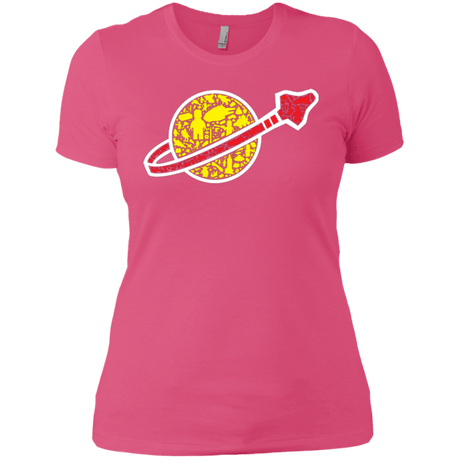 T-Shirts Hot Pink / X-Small Building in Space Women's Premium T-Shirt
