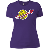 T-Shirts Purple / X-Small Building in Space Women's Premium T-Shirt