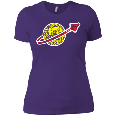 T-Shirts Purple / X-Small Building in Space Women's Premium T-Shirt