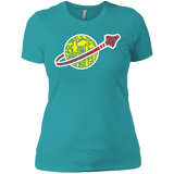T-Shirts Tahiti Blue / X-Small Building in Space Women's Premium T-Shirt