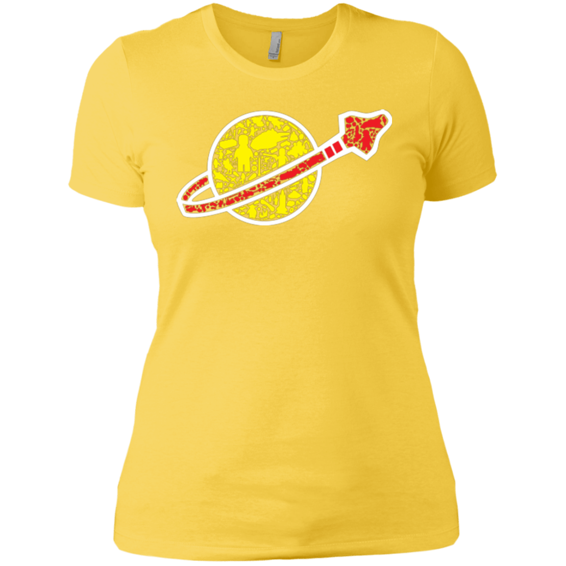 T-Shirts Vibrant Yellow / X-Small Building in Space Women's Premium T-Shirt