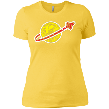 T-Shirts Vibrant Yellow / X-Small Building in Space Women's Premium T-Shirt