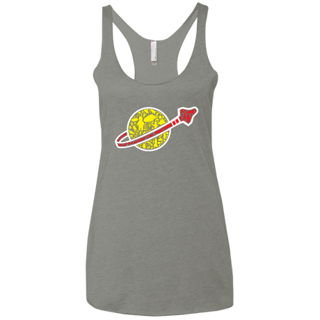 T-Shirts Venetian Grey / X-Small Building in Space Women's Triblend Racerback Tank