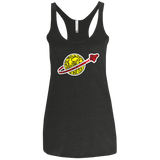 T-Shirts Vintage Black / X-Small Building in Space Women's Triblend Racerback Tank