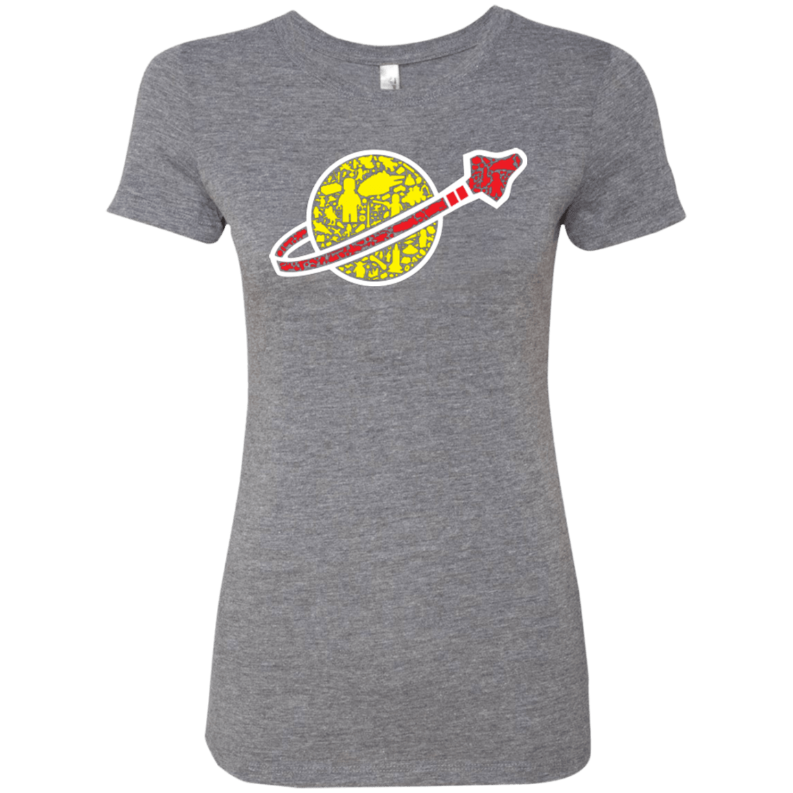 T-Shirts Premium Heather / Small Building in Space Women's Triblend T-Shirt